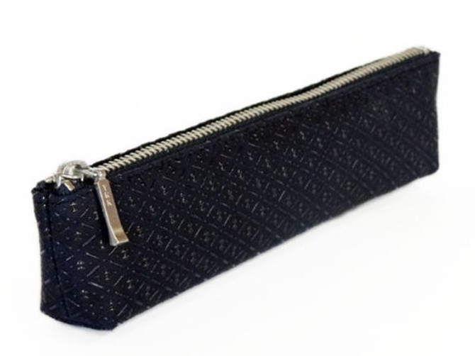 INDENYA Pen Case 4604 Gourds, Black on Blue