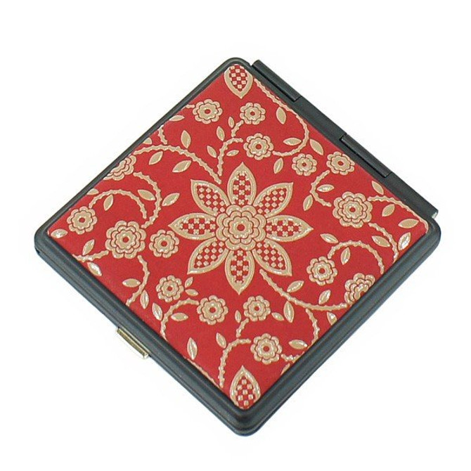 INDENYA Pocket Mirror 5015, Clematis White on Red