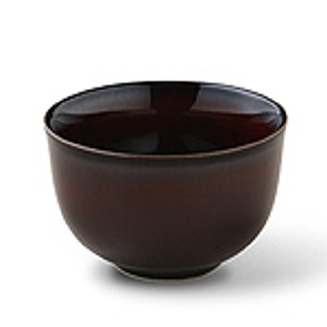 Brown Lacquer Collection Teacup, plain
