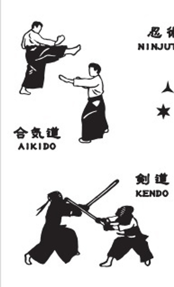 NIHON ICHIBAN Exclusive Tenugui: Japanese Martial Arts