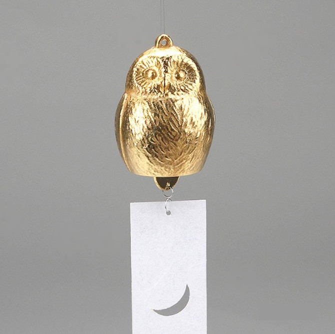 NOUSAKU Wind Bell Owl 'Fukurin'
Gold