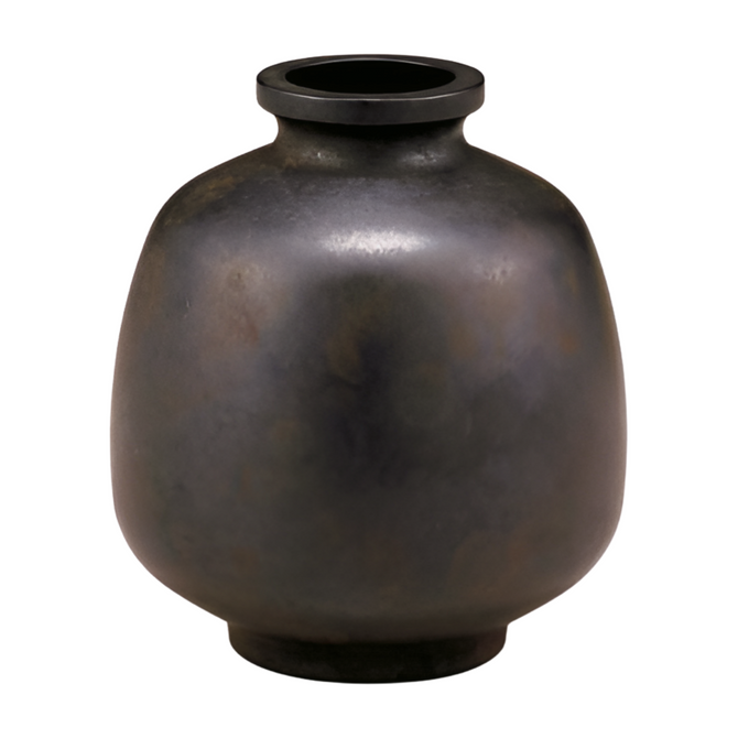 Hand-made Brass Flower Vase HANA MITSUBO, NOUSAKU