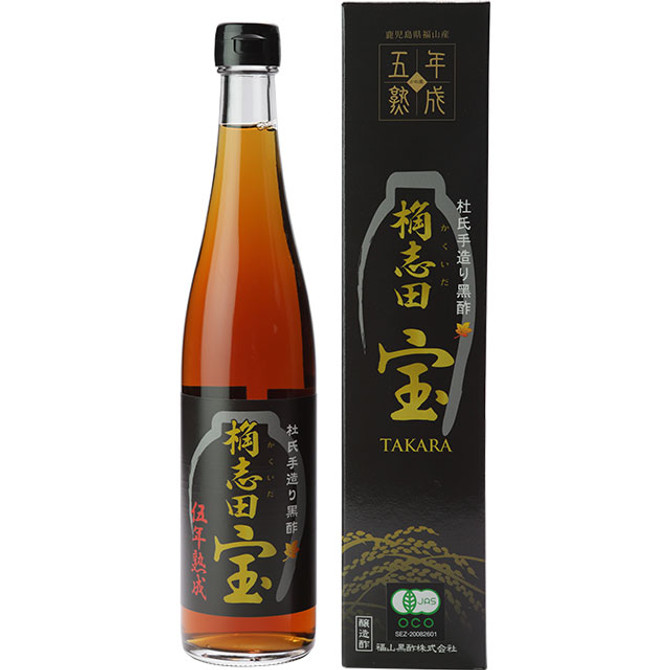 KAKUIDA Organic, 5-Years Matured Black Vinegar, TAKARA, 500ml