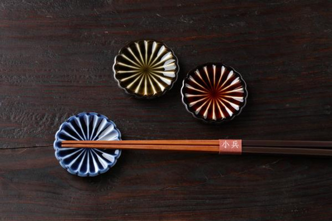 "GIYAMAN" Glass-look Porcelain Chopstick Rest, 1pc.