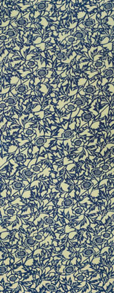 Rienzome Tenugui Cloth with Beautiful Blue Grass Pattern (T-103)