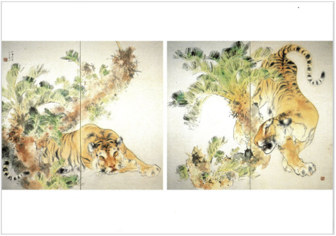 BENRIDO Decorative Postcard, Tigers (NA-131)