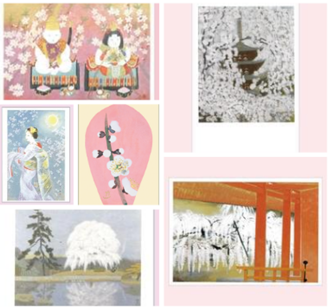 BENRIDO Spring "SAKURA" themed postcards