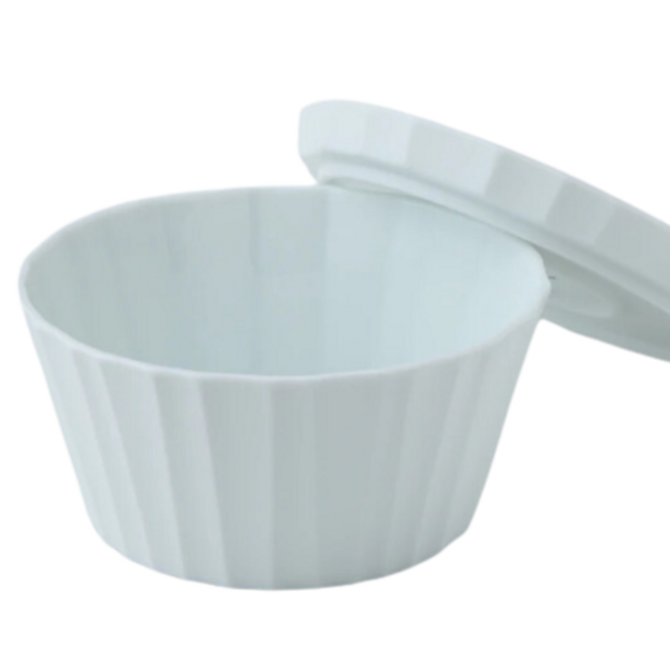 "CONRAN" Porcelain Designer Serving Bowl with lid