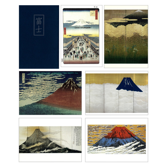 BENRIDO Mount Fuji Postcard Set, 6 postcards