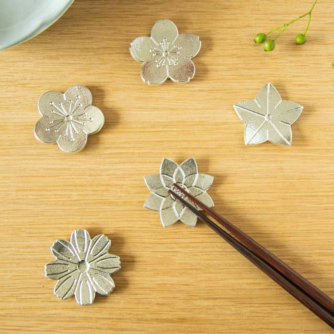 Chopstick Rest "Flowers", SETof 5