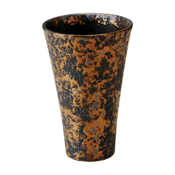 Black & Gold Porcelain Tumbler KIN-RAN