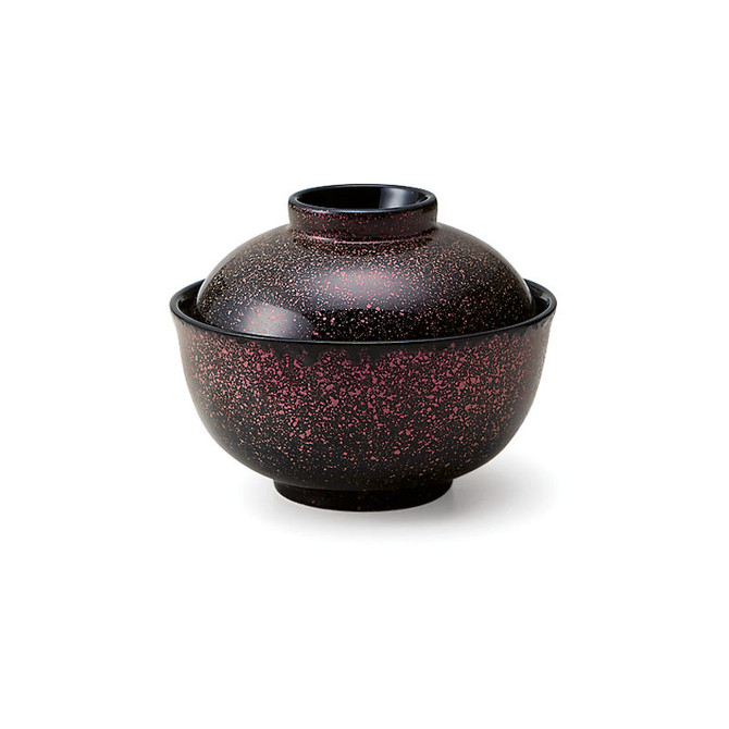 MARUKATSU Porcelain "GINGA", Simmered Dish Bowl Purple