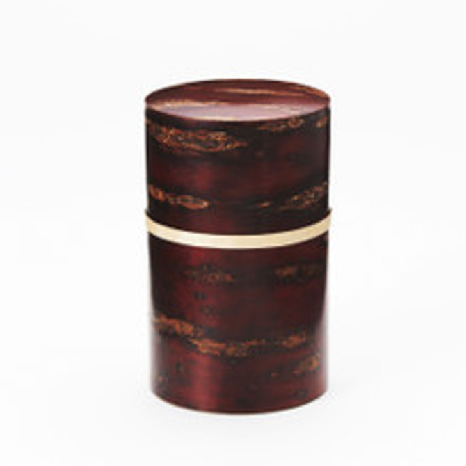 Cherry Bark Tea Container with a Colored Ring BAND
Bird's Eye Maple