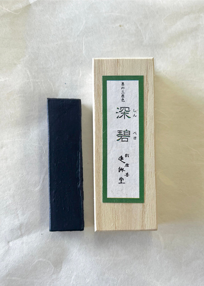 Shinseido GREEN Ink Stick, "Shinpeki" size 1
