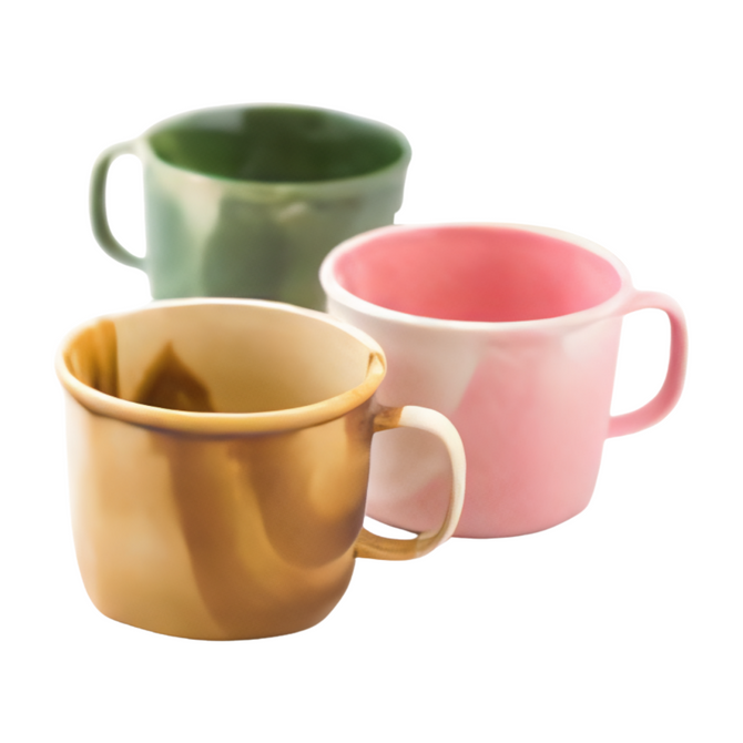 100%Design Porcelain Mug "Moiscup", LATTE