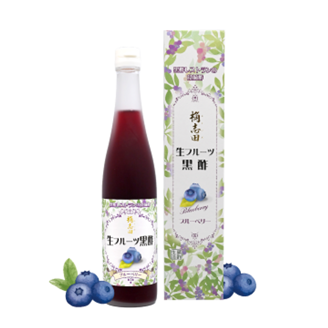 KAKUIDA Fresh Fruit Black Vinegar, Blueberry, 500ml