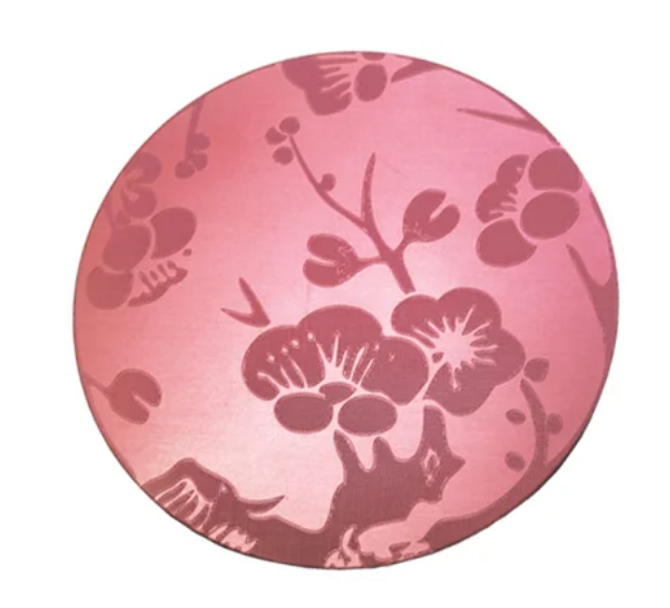 ALART "Beauty of Japan" Decorative Aluminium Plates, UME (1pc.)