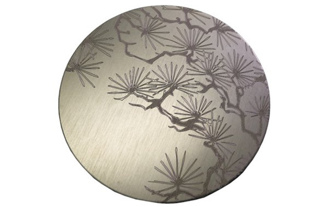 Decorative Aluminum Plates PINE (1pc.)
