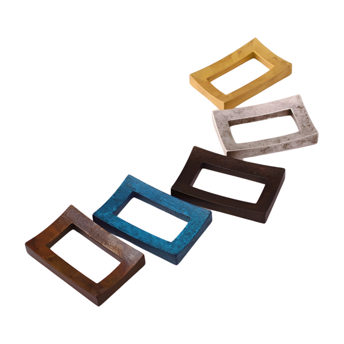 ORII Crafts Colorful Cutlery Rests / Napkin Rings "BRIDGE", 5pc.