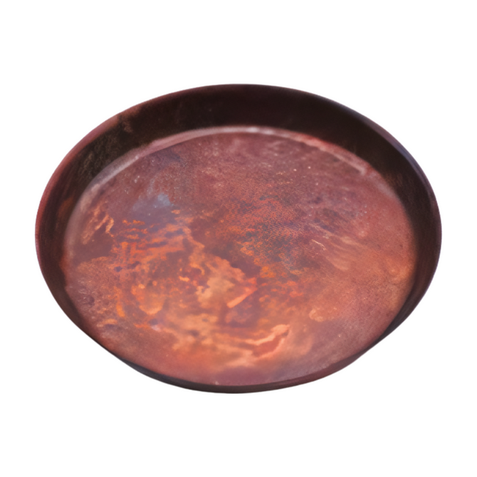 ORII Crafts Colorful Round Copper Tray TONE