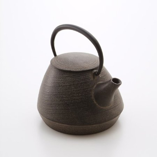 Asymmetric Cast Iron Pot CS Shaen Dark Brown, Small