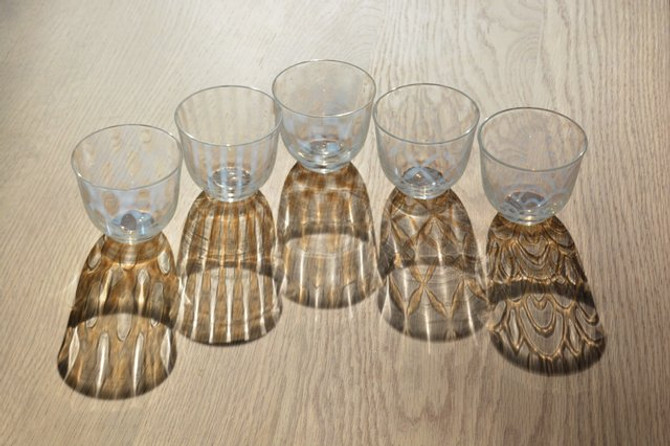 Decorated Glasses 140ml "TAISHO ROMAN"