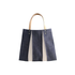 KOSHO ougi Canvas and Denim Tote Bag CH, Ivory (small)