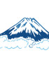 Tenugui with Featuring Mt. Fuji (8832)