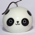 SHINOHARA Handmade Edofurin Glass Wind Chime with Panda painting