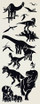 Rienzome Tenugui Cloth with Dinosaurs (726)