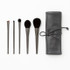 MIZUHO Brush "OWN" Luxurious Makeup Brush Gift Set, 5 brushes with leather case