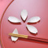 100% Tin Chopstick Rest SET, "SAKURA"