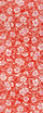 Rienzome Tenugui with Red & White Nadeshiko Flowers (990) *last ones*