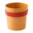 Kurikyu Odate Bentwood Colored Ring Cups,  RED