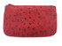 INDENYA Change Purse 1002 with Dragonfly Patterns, Black on Red