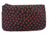 INDENYA Change Purse 1002 with Sakura Patterns, Red on Black