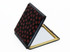 INDENYA Pocket Mirror with a Sakura Patterns, Red on Black