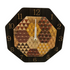 KIRO Yosegi Zaiku Hakone Wood Mosaic Wall Clock