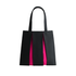 KOSHO ougi Canvas Tote Bag, Black/Pink