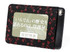 INDENYA ID Card Holder 2525, Dragonflies Red on Black