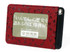 INDENYA ID Card Holder 2525, Dragonflies Black on Red