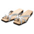 "HIBINOKODUE" Modern Style Unisex Geta, "Cross" KH-06