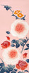 Tenugui with Pink Roses (283)