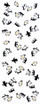 Rienzome Tenugui Cloth with Cute Penguins Pattern (811)