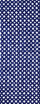 Rienzome Tenugui Cloth with Indigo Pear Pattern (993)
