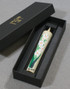 Japanese Handmade Candle with Seasonal Floral Paintings January