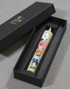 Japanese Handmade Candle with Seasonal Floral Paintings March