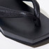 Modern Leather Colored Style Geta (RINK-001)