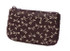 INDENYA Change Purse 1002 with Dragonfly Pattern, White on Purple