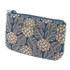INDENYA Change Purse 1002 with Hortensia Pattern, White on Blue